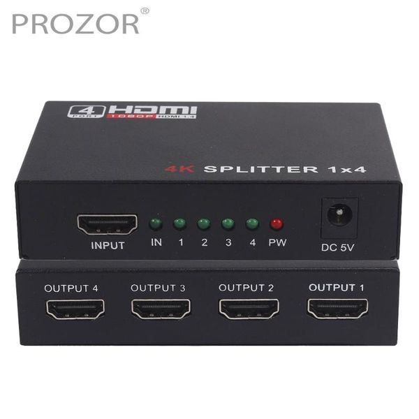 audio cables & connectors prozor 3d 4k splitter 1x4 4 port hub multi 1 input output for hdtv 1080p
audio cables & connectors prozor 3d 4k splitter 1x4 4 port hub multi 1 input output for hdtv 1080p