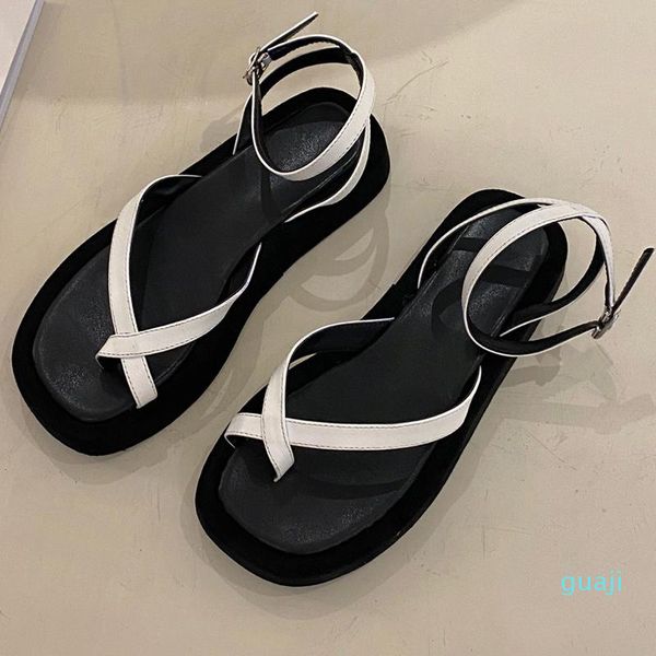 sandals summer women square toe flat buckle platform woman thong sandal solid female slip on ladies beach plus size, Black
sandals summer women square toe flat buckle platform woman thong sandal solid female slip on ladies beach plus size, Black