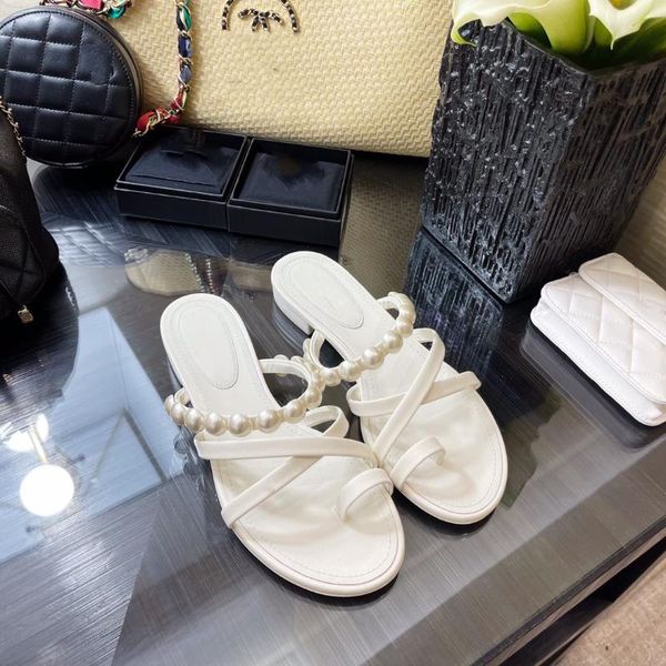 summer explosion women swent pearl slippers ladies solid color genuine leather flats hollow slides designers, Black
summer explosion women swent pearl slippers ladies solid color genuine leather flats hollow slides designers, Black