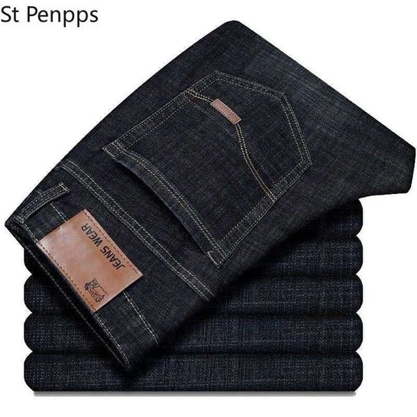 men jeans autumn classic vintage straight loose casual denim trousers business work comfortable oversized jeans pants 211206, Blue
men jeans autumn classic vintage straight loose casual denim trousers business work comfortable oversized jeans pants 211206, Blue