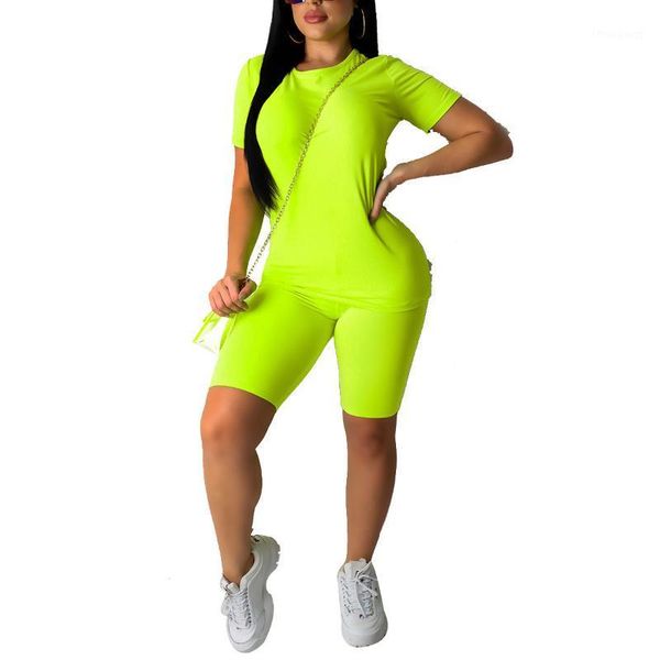 women's tracksuits brand women solid color outfit summer casual short-sleeved t shirt + elastic waist shorts suits 2pcs active wear tra, Gray
women's tracksuits brand women solid color outfit summer casual short-sleeved t shirt + elastic waist shorts suits 2pcs active wear tra, Gray