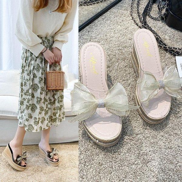 style chunky platform fashion rhinestone high heel sandal beach wedge sandals for women with shoes slippers, Black
style chunky platform fashion rhinestone high heel sandal beach wedge sandals for women with shoes slippers, Black