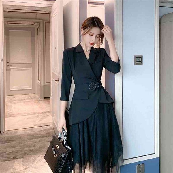 autumn design skirt two-piece mesh suit office lady turn-down collar regular knee-length 210416, White
autumn design skirt two-piece mesh suit office lady turn-down collar regular knee-length 210416, White