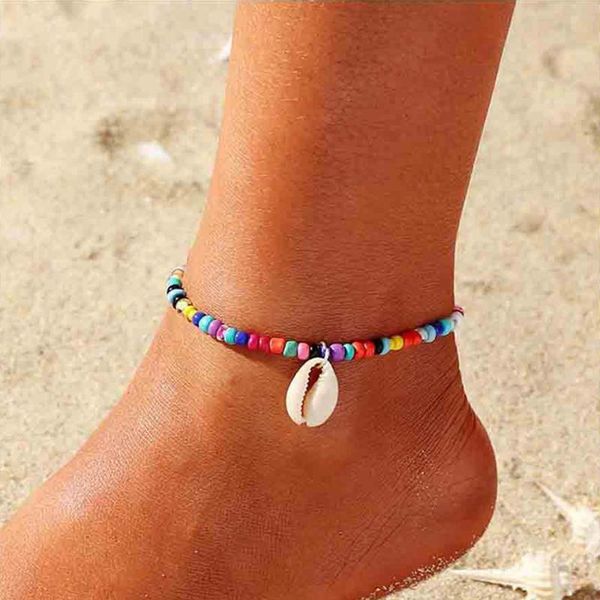 anklets creative anklet temperament color rice bead pendant shell spot ethnic wind bohemian foot ornaments, Red;blue
anklets creative anklet temperament color rice bead pendant shell spot ethnic wind bohemian foot ornaments, Red;blue