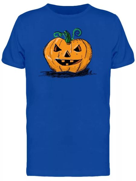 Color Ink Halloween Pumpkin Men's Tee -Image by Shutterstock, White;black 
Color Ink Halloween Pumpkin Men's Tee -Image by Shutterstock, White;black