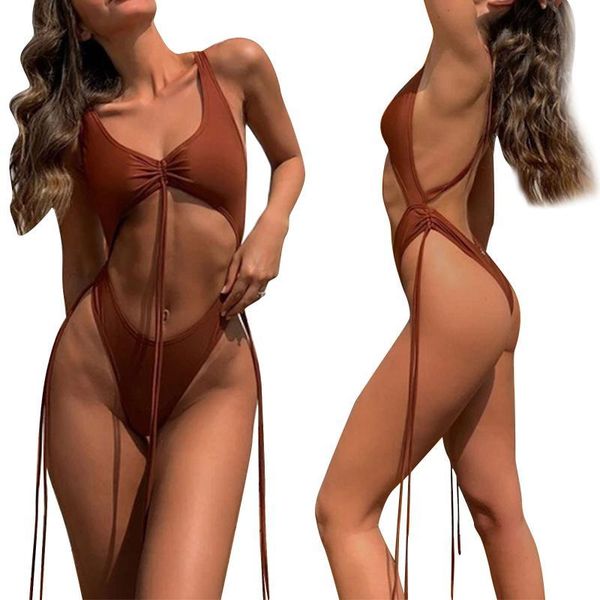 one-piece suits 1pcs long tassel beach swimsuit womens sleeveless swimwear v-neck bare midriff bodysuit solid color backless bathing su
one-piece suits 1pcs long tassel beach swimsuit womens sleeveless swimwear v-neck bare midriff bodysuit solid color backless bathing su