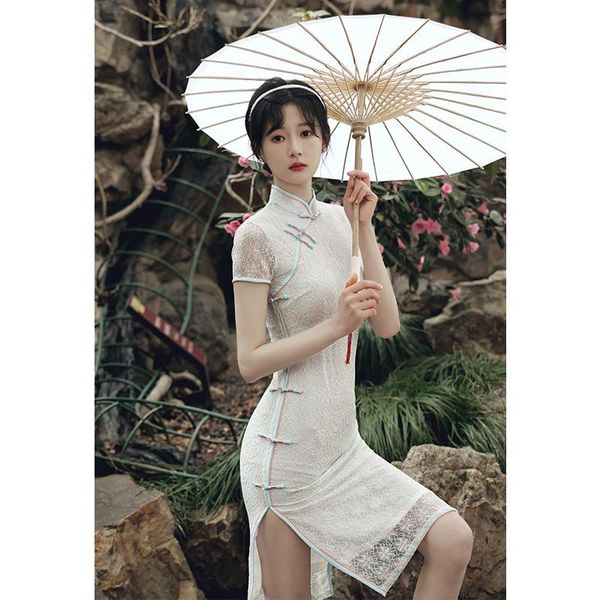cheongsam lace mid-length and improved young girls can wear retro dresses daily qipao wedding chinese dress ethnic clothing, Red
cheongsam lace mid-length and improved young girls can wear retro dresses daily qipao wedding chinese dress ethnic clothing, Red