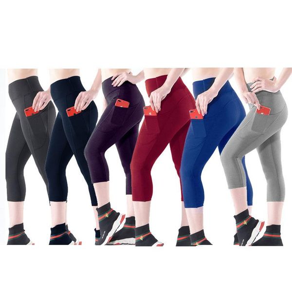 solid color mobile phone pocket capri yoga pants with high waist and hip lift for moisture absorption perspiration outfit
solid color mobile phone pocket capri yoga pants with high waist and hip lift for moisture absorption perspiration outfit
