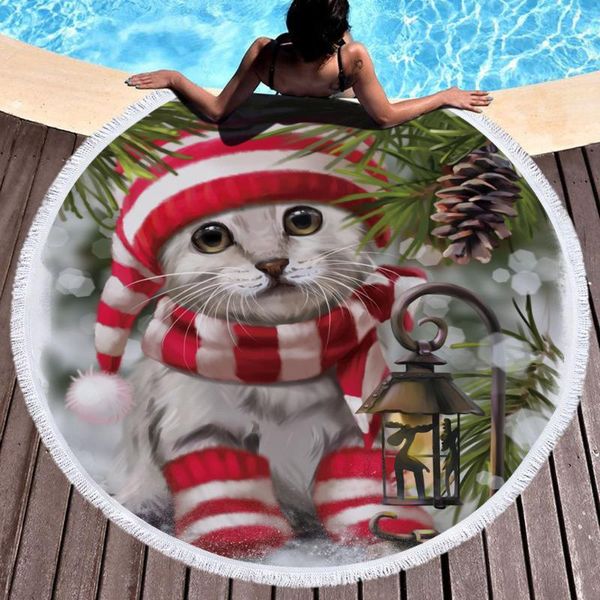 christmas cat dog round beach towel withlarge blanket picnic yoga mat travel boho tablecloth toalla de playa gift mats
christmas cat dog round beach towel withlarge blanket picnic yoga mat travel boho tablecloth toalla de playa gift mats