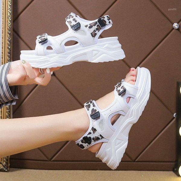 sandals leopard platform women shoes summer open toe fashion thick sole sport zapatos mujer 20211, Black
sandals leopard platform women shoes summer open toe fashion thick sole sport zapatos mujer 20211, Black