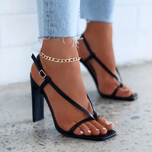 sandals women clip toe pumps 2021 summer narrow band buckle strap high heels female shoes ankle belt back ladies flip flop, Black
sandals women clip toe pumps 2021 summer narrow band buckle strap high heels female shoes ankle belt back ladies flip flop, Black