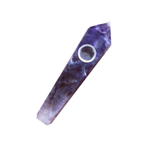 decorative objects & figurines natural dream amethyst crystal point wand smoking pipe healing quartz gemstone with metal filter
decorative objects & figurines natural dream amethyst crystal point wand smoking pipe healing quartz gemstone with metal filter