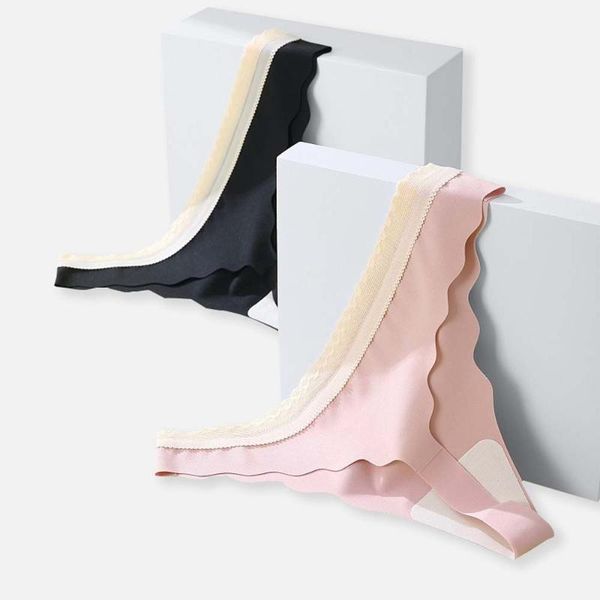 women's panties seamless ice silk breathable low-waist briefs female antibacterial thong underwear thin t-pants ladies underpant, Black;pink
women's panties seamless ice silk breathable low-waist briefs female antibacterial thong underwear thin t-pants ladies underpant, Black;pink