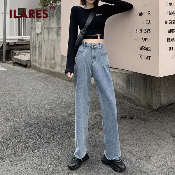 women's jeans ilares women pants vintage high waisted 2021 leisure loose straight streetwear fashion boyfriend baggy, Blue
women's jeans ilares women pants vintage high waisted 2021 leisure loose straight streetwear fashion boyfriend baggy, Blue