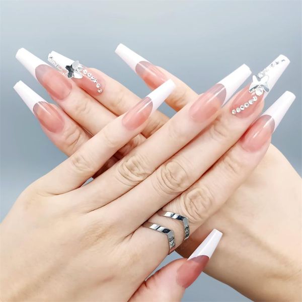 false nails fake coffin long french style rhinestone 3d design for party wedding summer winter christmas year nail stickers 24pcs, Red;gold
false nails fake coffin long french style rhinestone 3d design for party wedding summer winter christmas year nail stickers 24pcs, Red;gold