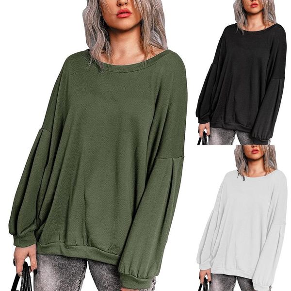 women's hoodies & sweatshirts women fashion autumn and winter clothes casual solid o-neck long sleeve ladies loose tunic cotton plus s, Black
women's hoodies & sweatshirts women fashion autumn and winter clothes casual solid o-neck long sleeve ladies loose tunic cotton plus s, Black