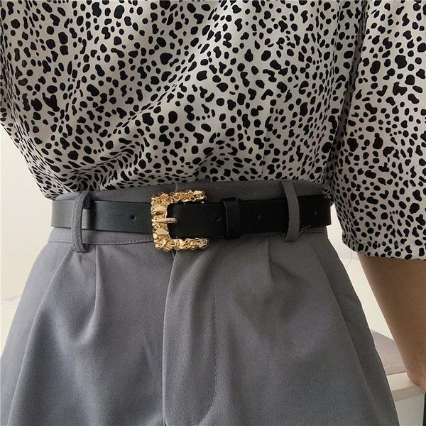 belts women's runway fashion black gold buckle pu leather cummerbunds female dress corsets waistband decoration narrow belt r683, Black;brown
belts women's runway fashion black gold buckle pu leather cummerbunds female dress corsets waistband decoration narrow belt r683, Black;brown