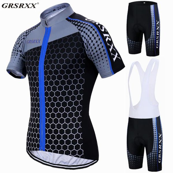 racing sets grsrxx males' mountain bicycle clothing set summer short sleeve bike clothes breathable cycling jersey pro uniform, Black;blue
racing sets grsrxx males' mountain bicycle clothing set summer short sleeve bike clothes breathable cycling jersey pro uniform, Black;blue