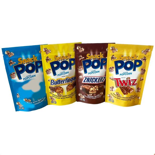 empty pop coated snack edible mylar plastic bags twiz butterfinger popcorn stand up chocolate resealable packaging bag
empty pop coated snack edible mylar plastic bags twiz butterfinger popcorn stand up chocolate resealable packaging bag