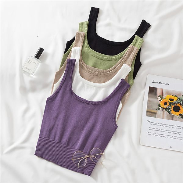 women's tanks & camis ropa mujer knitted short crop women clothes 2021 summer club tank woman womens elasticity sleeveless hau, White
women's tanks & camis ropa mujer knitted short crop women clothes 2021 summer club tank woman womens elasticity sleeveless hau, White