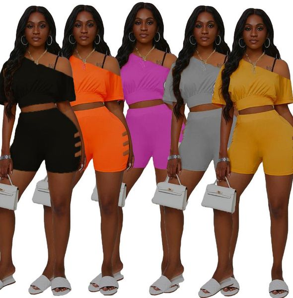 women's tracksuits 2021 women sets summer sportswear fitness short sleeve t-shirts+shorts suit two piece set sporty 2 pcs outfits, Gray
women's tracksuits 2021 women sets summer sportswear fitness short sleeve t-shirts+shorts suit two piece set sporty 2 pcs outfits, Gray