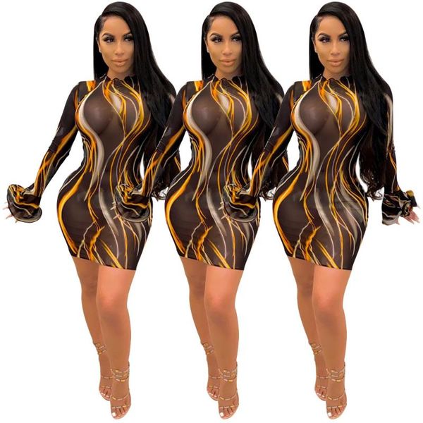casual dresses 49a6611 autumn winter women skinny net yarn perspective dress vestidos plus size, Black;gray
casual dresses 49a6611 autumn winter women skinny net yarn perspective dress vestidos plus size, Black;gray