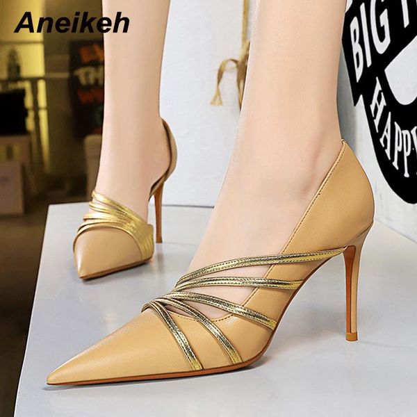 dress shoes aneikeh elegant thin heels gold narrow band sandals for women's summer pu shallow goddess pumps 2021 high pointed toe, Black
dress shoes aneikeh elegant thin heels gold narrow band sandals for women's summer pu shallow goddess pumps 2021 high pointed toe, Black