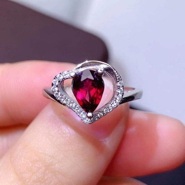 cluster rings colife jewelry fashion silver heart ring for daily wear 5mm*7mm natural garnet 925 gift girl, Golden;silver
cluster rings colife jewelry fashion silver heart ring for daily wear 5mm*7mm natural garnet 925 gift girl, Golden;silver