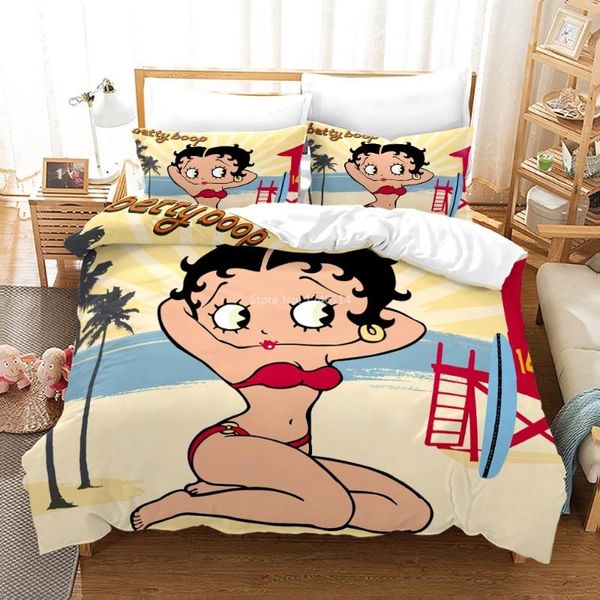 bedding sets 2/3pcs betty boop 3d cartoon printed set beach swimsuit girl duvet cover bed linens bedclothes for kids girls gift
bedding sets 2/3pcs betty boop 3d cartoon printed set beach swimsuit girl duvet cover bed linens bedclothes for kids girls gift