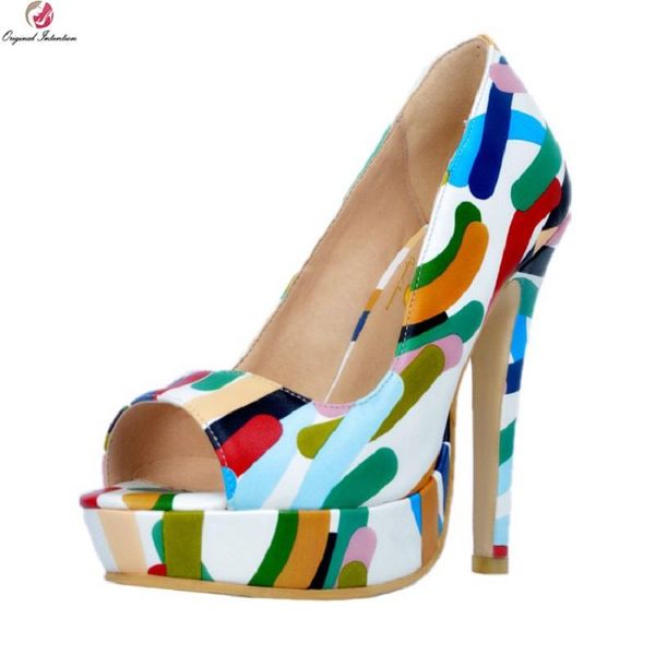 original intention women pumps nice peep toe thin high heel fashion multi colors shoes woman plus us size 4-15 dress, Black
original intention women pumps nice peep toe thin high heel fashion multi colors shoes woman plus us size 4-15 dress, Black