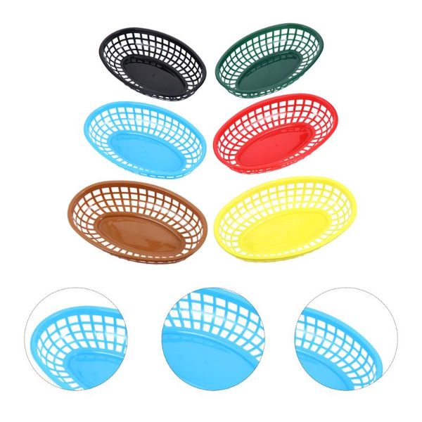 6pcs plastic fries burger basket fast boat shaped bowl (as shown) storage baskets
6pcs plastic fries burger basket fast boat shaped bowl (as shown) storage baskets
