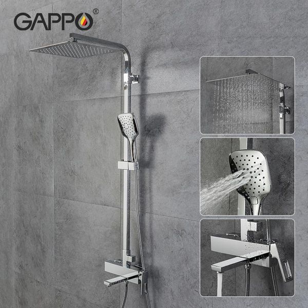 gappo shower faucets brass bathroom mixer rainfall system bathtub and cold water faucet g2418-1 sets
gappo shower faucets brass bathroom mixer rainfall system bathtub and cold water faucet g2418-1 sets