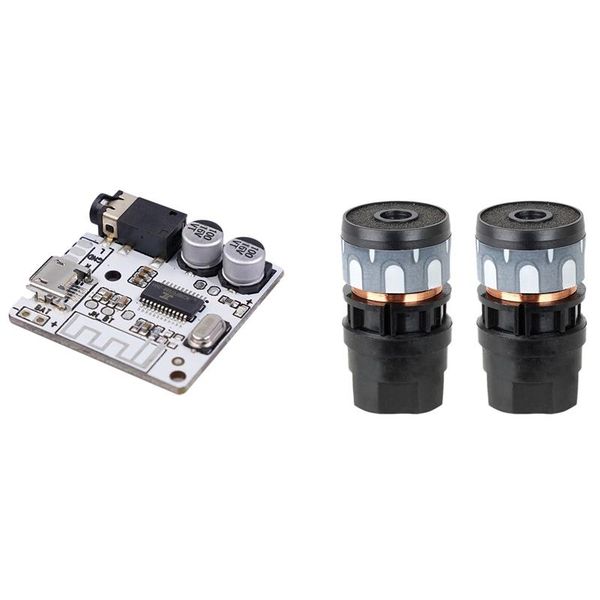 microphones 2 pcs n-813 2pcs microphone cartridge & 1 diy bluetooth audio receiver board
microphones 2 pcs n-813 2pcs microphone cartridge & 1 diy bluetooth audio receiver board