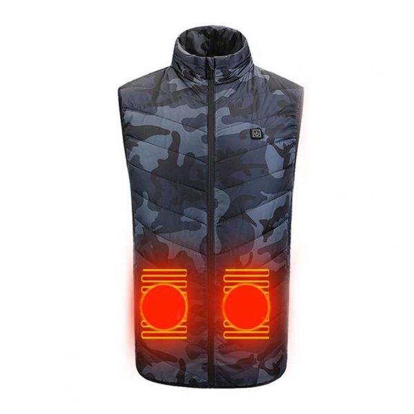 men's vests men sleeveless stand collar usb heated thicken warm zipper closure heating thermal jacket waistcoat winter, Black;white
men's vests men sleeveless stand collar usb heated thicken warm zipper closure heating thermal jacket waistcoat winter, Black;white