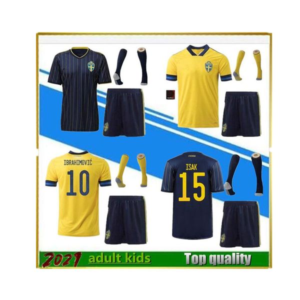 mens 2021 sweden soccer jerseys set 20/21 national team ibrahimovic forsberg larsson ekdal isak home away football shirts kids kit+socks, Black
mens 2021 sweden soccer jerseys set 20/21 national team ibrahimovic forsberg larsson ekdal isak home away football shirts kids kit+socks, Black