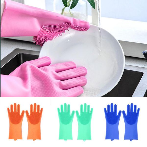 disposable gloves 1 pair silicone cleaning magic rubber dish washing for kitchen household tool 4 colors
disposable gloves 1 pair silicone cleaning magic rubber dish washing for kitchen household tool 4 colors