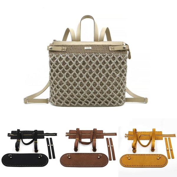 bag parts & accessories 6pcs/set handmade woven set bottom zipper with hardware diy backpack shoulder strap part, Black
bag parts & accessories 6pcs/set handmade woven set bottom zipper with hardware diy backpack shoulder strap part, Black