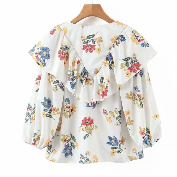 blouses spring laminated loose v-neck cropped sleeve print women's shirt harajuku sweet chic fresh female, White
blouses spring laminated loose v-neck cropped sleeve print women's shirt harajuku sweet chic fresh female, White