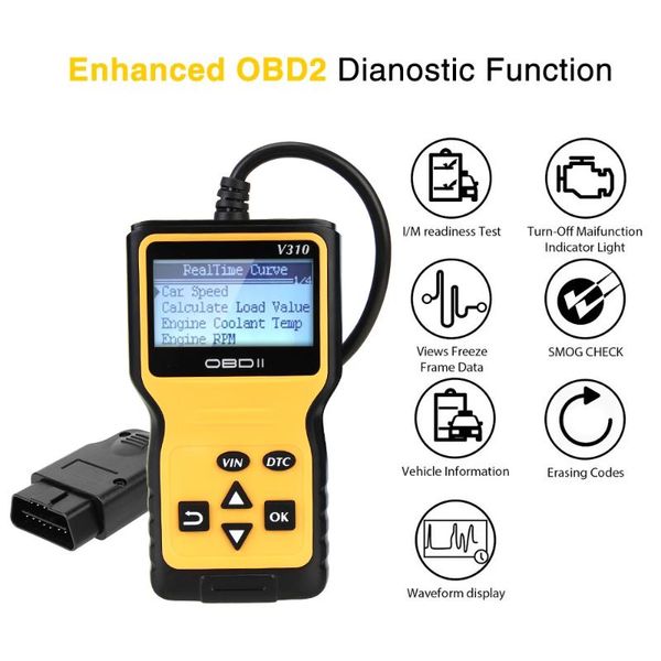 code readers & scan tools v310 car elm327 obd2 reader scanner diagnostic tool clear engine fault repair kit truck off road 4x4 automobile ac
code readers & scan tools v310 car elm327 obd2 reader scanner diagnostic tool clear engine fault repair kit truck off road 4x4 automobile ac