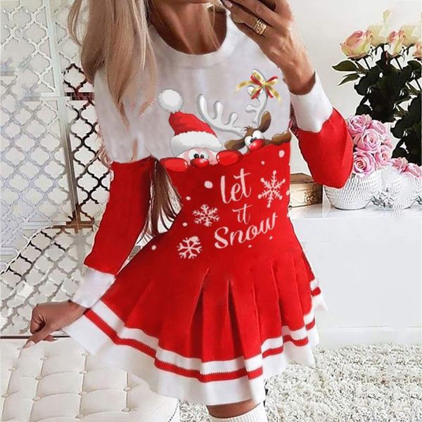 casual dresses xmas women 2021 autumn winter long-sleeve christmas dress party vestido de mujer, Black;gray
casual dresses xmas women 2021 autumn winter long-sleeve christmas dress party vestido de mujer, Black;gray