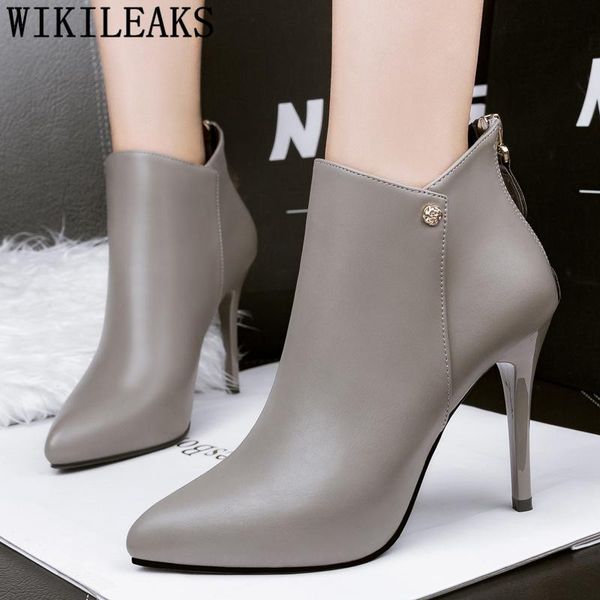 boots red heels women leather fashion stiletto ladies ankle for extreme high zapatos, Black
boots red heels women leather fashion stiletto ladies ankle for extreme high zapatos, Black