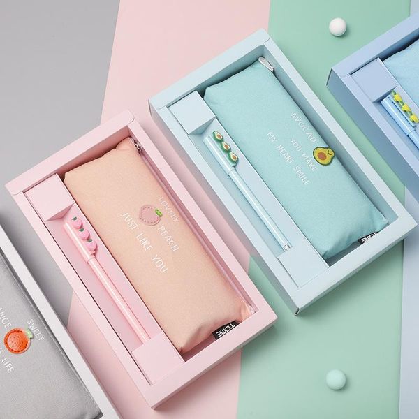 tumi creative set gift box pencil case student girl cute small fresh stationery bag male school supplies bags
tumi creative set gift box pencil case student girl cute small fresh stationery bag male school supplies bags
