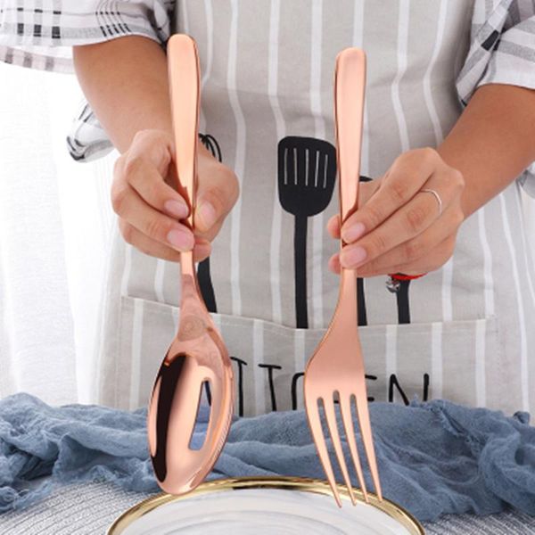 dinnerware sets 3 pcs/set 18/8 stainless steel big size long handle serving salad spoon/fork/colander set kitchen utensils
dinnerware sets 3 pcs/set 18/8 stainless steel big size long handle serving salad spoon/fork/colander set kitchen utensils