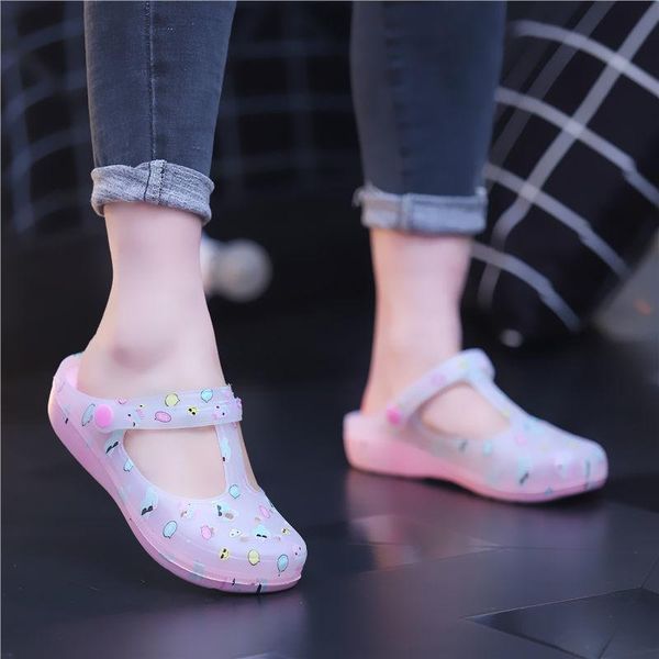 sandals shoes women slippers printing women's sandales femmes, Black
sandals shoes women slippers printing women's sandales femmes, Black