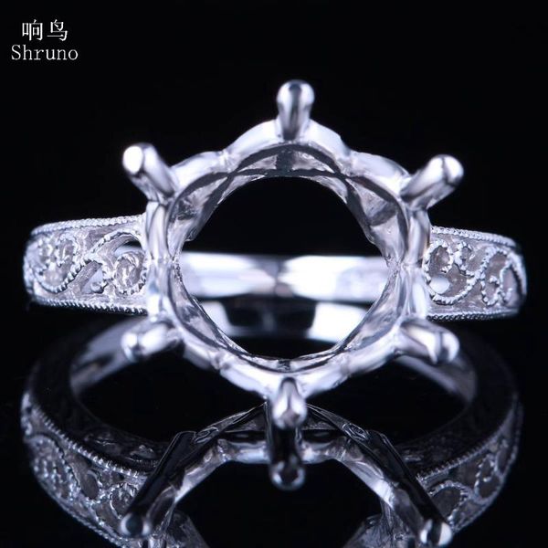 cluster rings shruno sterling silver 925 round cut 11-12mm women anniversary semi mount vintage antique trendy jewelry ring without stones, Golden;silver
cluster rings shruno sterling silver 925 round cut 11-12mm women anniversary semi mount vintage antique trendy jewelry ring without stones, Golden;silver