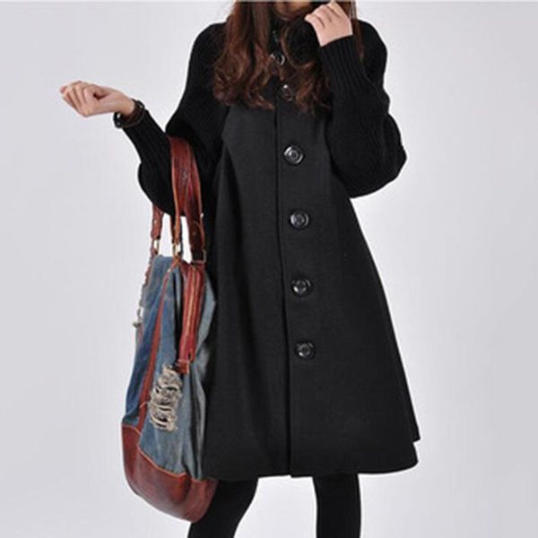 women's trench coats women single-breasted long-sleeved high o-neck windbreaker woolen coat winter cloak knit female spring autumn soli, Tan;black
women's trench coats women single-breasted long-sleeved high o-neck windbreaker woolen coat winter cloak knit female spring autumn soli, Tan;black