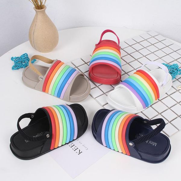slipper kids slippers 2021 summer children' rainbow beach sandals outdoor baby girl boy cartoon home indoor toddler shoes, Black;grey
slipper kids slippers 2021 summer children' rainbow beach sandals outdoor baby girl boy cartoon home indoor toddler shoes, Black;grey