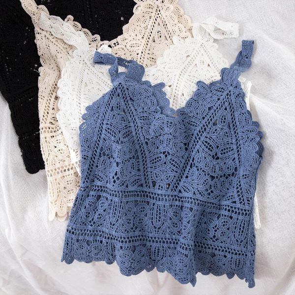 spaghetti strap lace womens camis summer autumn knitted vest hollow out lady sleeveless short shirts sf1022, White
spaghetti strap lace womens camis summer autumn knitted vest hollow out lady sleeveless short shirts sf1022, White
