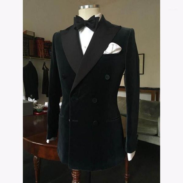 men's tuxedo dress suits 2021 fashion black double breasted slim groom wedding prom suit for men custom made velvet mens suits1, White;black
men's tuxedo dress suits 2021 fashion black double breasted slim groom wedding prom suit for men custom made velvet mens suits1, White;black