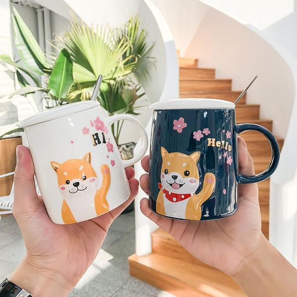 mugs creative cartoon shiba inu mug with spoon lid,fashion coffee ceramic tea breakfast drinkware nice gifts
mugs creative cartoon shiba inu mug with spoon lid,fashion coffee ceramic tea breakfast drinkware nice gifts